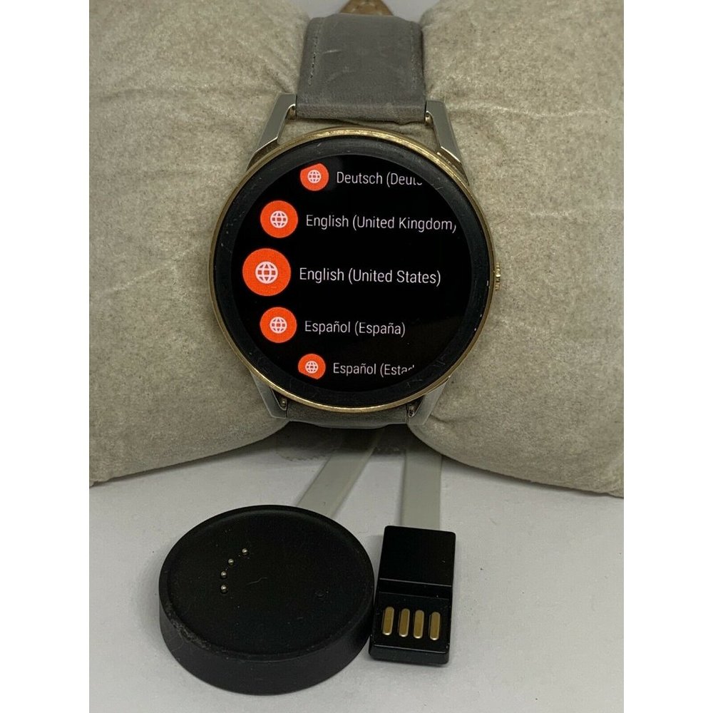 Fossil Gen 3 FTW7001 Brown Leather Digital Dial Genuine Smart Watch ZA417